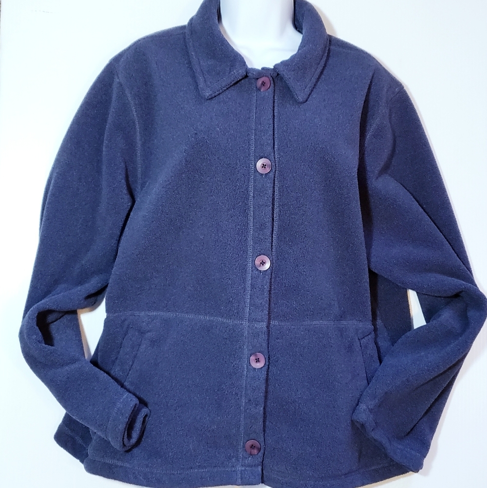 Eddie Bauer Fleece Barn Jacket Utility Jacket Coat